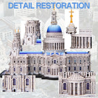 Piececool-Kits de modelos de Metal 3D, rompecabezas 3D de Metal de la catedral de San Pablo, Kit de manualidades para decoración del hogar, los mejores regalos