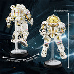 Piececool Kit de modelo de metal 3D Taikonaut Mecha Puzzles