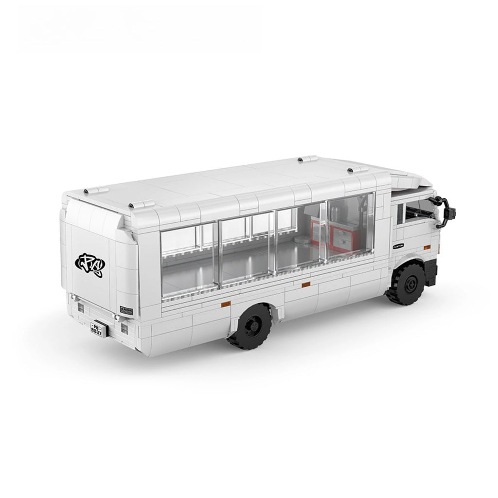 Bloques de construcción de camiones con remolque cerrado serie Dream Carrier F3, 830 Uds., PB8837
