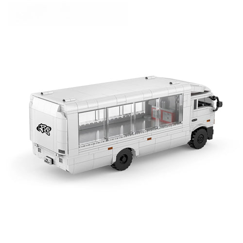 Bloques de construcción de camiones con remolque cerrado serie Dream Carrier F3, 830 Uds., PB8837