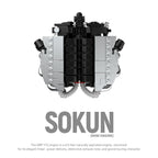375 Piezas de Bloques de Construcción de Motor DB9V12 PB8869C, Superauto Técnico SOKUN