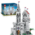 3999 Piezas de Bloques de Construcción de Castillo Medieval Europeo, Modelo de Castillo de Caballeros