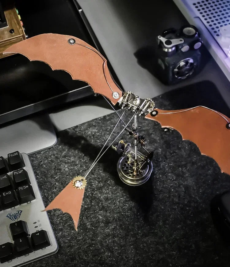 Rompecabezas 3D de ala de dragón, Kit de Metal, Kits de construcción de modelos Diy, montaje DIY, rompecabezas mecánicos Steampunk