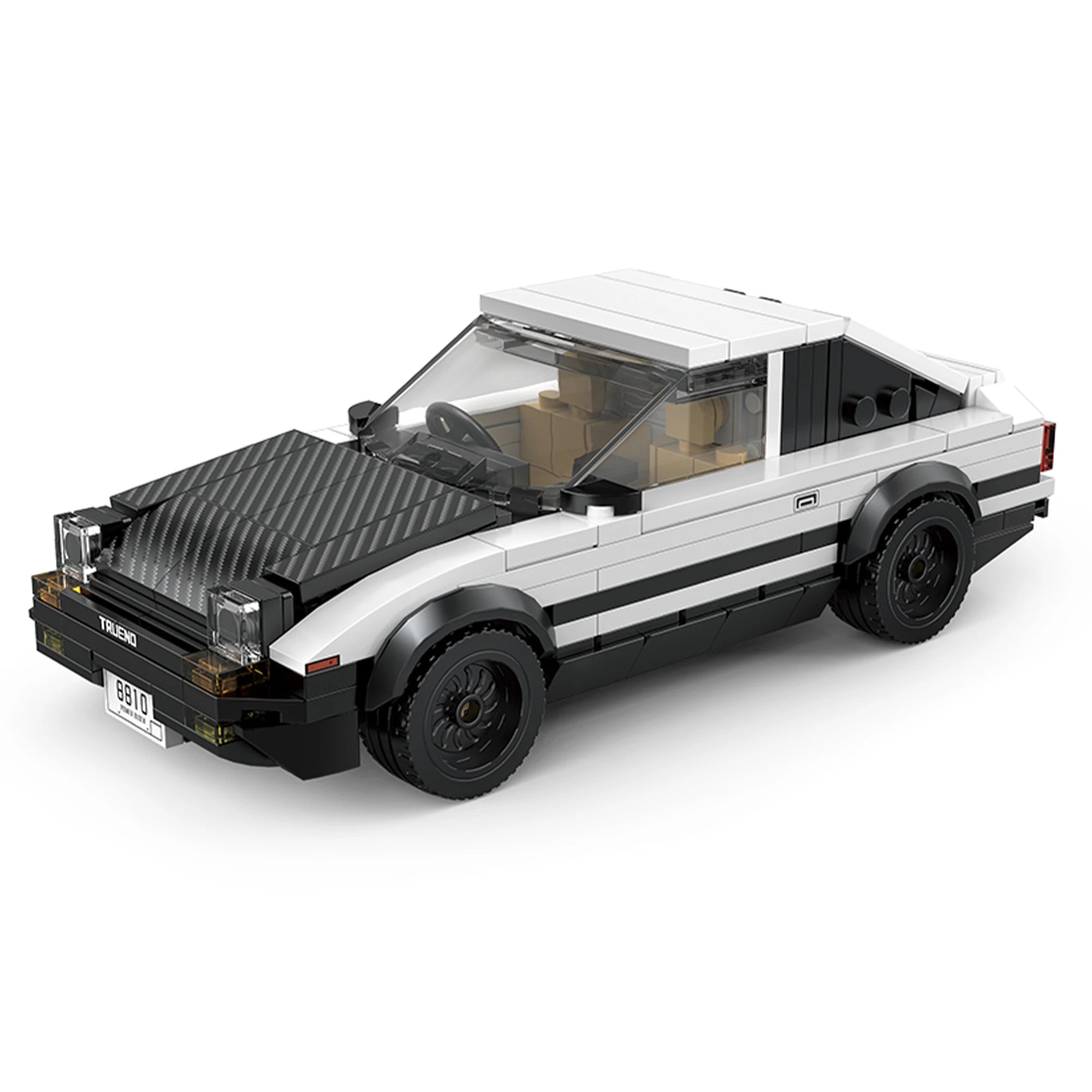 Bloques de construcción de automóviles deportivos AE86 con contenedor de exhibición PB8810
