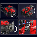 Mould King-bloques de construcción de coche técnico MOC-35270 de bloques de construcción, Tractor neumático sobre orugas, montaje de modelo de camión