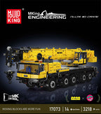 Mould King 17073 17074 coche técnico de juguete Control remoto LTM 1110 grúa montaje de bloques de construcción