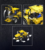 Mould King 17081/17082 juguetes técnicos para coche, Tractor articulado RC Challenger