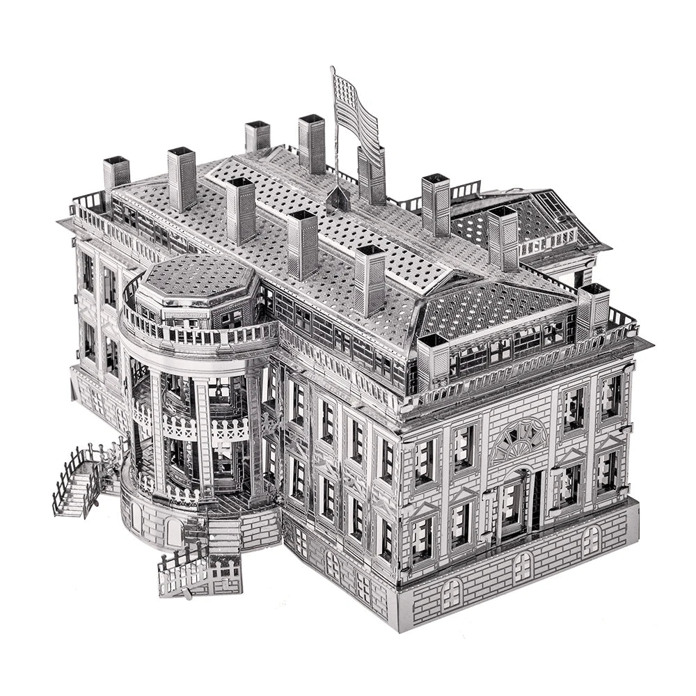 Piececool-rompecabezas de Metal 3D, conjunto de modelos de construcción, Kit de montaje DIY para rompecabezas, arquitectura famosa