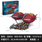 JIESTAR-modelo de nave aerostática de Gunship juguete creativo DIY