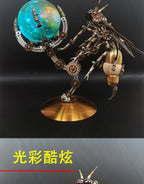 Wasp Mchanical Spider Octopus-rompecabezas 3D, Kit de modelo de Metal con herramientas de montaje