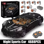 Mould King-bloques de construcción de coche técnico para niños, juguete de modelo de coche de carreras deportivo con Control remoto
