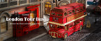 Robotime rolife London Tour Bus 3D rompecabezas de madera modelo de madera coche de juguete para construir manualidades coleccionables regalos para niños niñas
