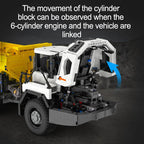 3067 Uds CADA City Control remoto camión volquete articulado bloques de construcción de automóviles RC vehículo de ingeniería