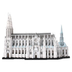 Piececool-Kits de construcción de modelos de Metal 3D, rompecabezas de Metal 3D de la catedral de San Patricio, manualidades DIY para regalos de rompecabezas para adultos