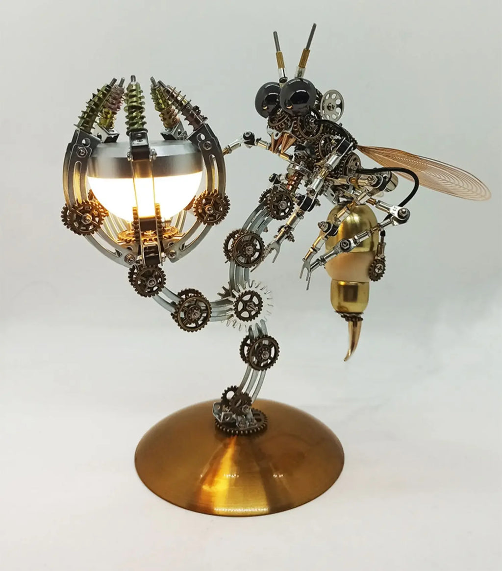 Wasp Mchanical Spider Octopus-rompecabezas 3D, Kit de modelo de Metal con herramientas de montaje