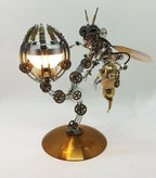 Wasp Mchanical Spider Octopus-rompecabezas 3D, Kit de modelo de Metal con herramientas de montaje