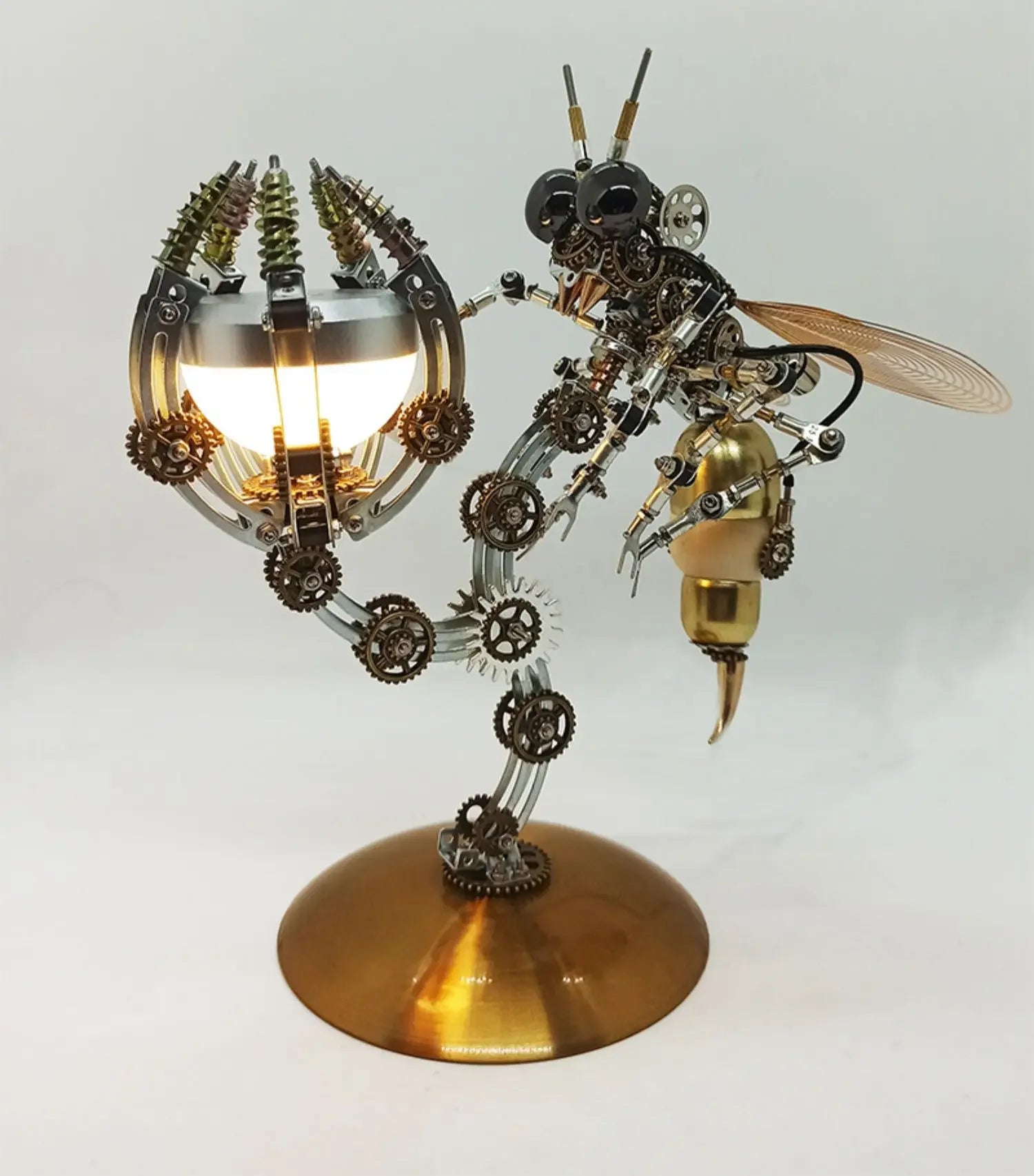 Wasp Mchanical Spider Octopus-rompecabezas 3D, Kit de modelo de Metal con herramientas de montaje