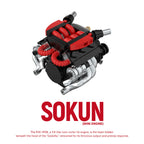 Bloques de Construcción de Motor R35 VR38 de 318 Piezas, PB8869E, Superauto Técnico SOKUN, Ladrillos Decorativos de Motor de Vehículo