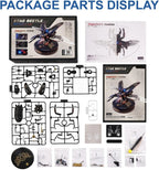 Robotime Rokr-rompecabezas 3D de Metal Stag Beetle, juegos de estilo Punk, regalo de cumpleaños, diseño mecánico de fácil montaje, Juguetes DIY, MI03
