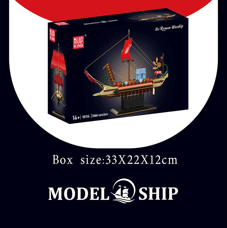 Mould King 10156  buque de guerra romano
