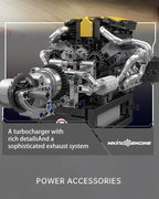 Mould King 10207 juguetes de coche técnico el supercoche PAG V12 conjunto de bloques