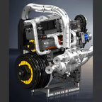 Mould King 10215  motor de coche, conjunto de bloques de construcción de motor de supercoche motorizado