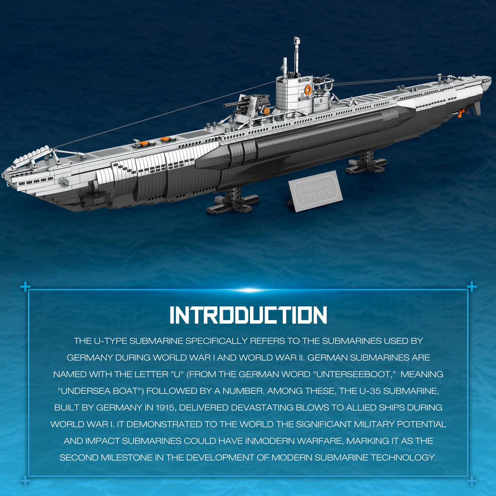 Bloques de Construcción de Submarino Alemán