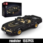 Mould King 10029 coche de juguete técnico The Black Firebird