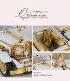 Mould King 10003, bloques de construcción de automóviles técnicos, conjunto de modelos de coches Vintage K500, juguetes de coche antiguo