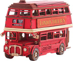 Robotime rolife London Tour Bus 3D rompecabezas de madera modelo de madera coche de juguete para construir manualidades coleccionables regalos para niños niñas
