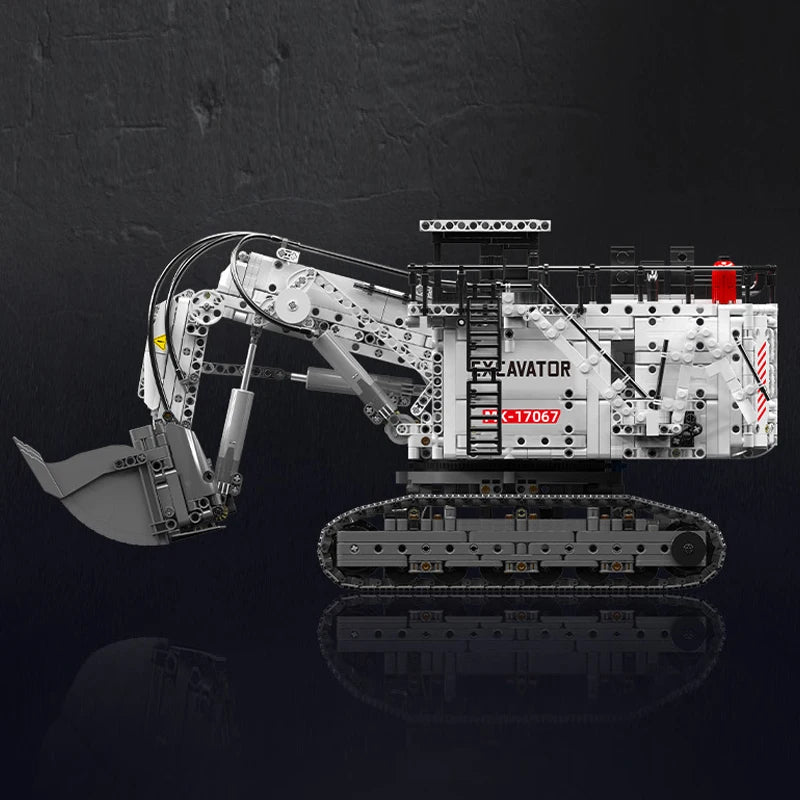 Mould King 17067, coches de juguete técnicos, excavadora RC 6060, bloques de construcción