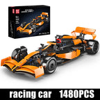 Mould King 13208 juguetes de coches técnicos, conjunto de bloques de construcción de automóviles de carreras MCL, modelo de coche Fomular