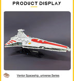 JIESTAR 67106 - Nave Espacial de Juguete, Bloques de Construcción Técnicos, Modelo de Nave de Ataque Venator de Alta Tecnología