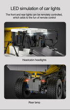3067 Uds CADA City Control remoto camión volquete articulado bloques de construcción de automóviles RC vehículo de ingeniería