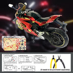 Piececool-rompecabezas de Metal 3D motocicleta III