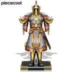Piececool-Kits de construcción de modelos, rompecabezas de armadura antigua china