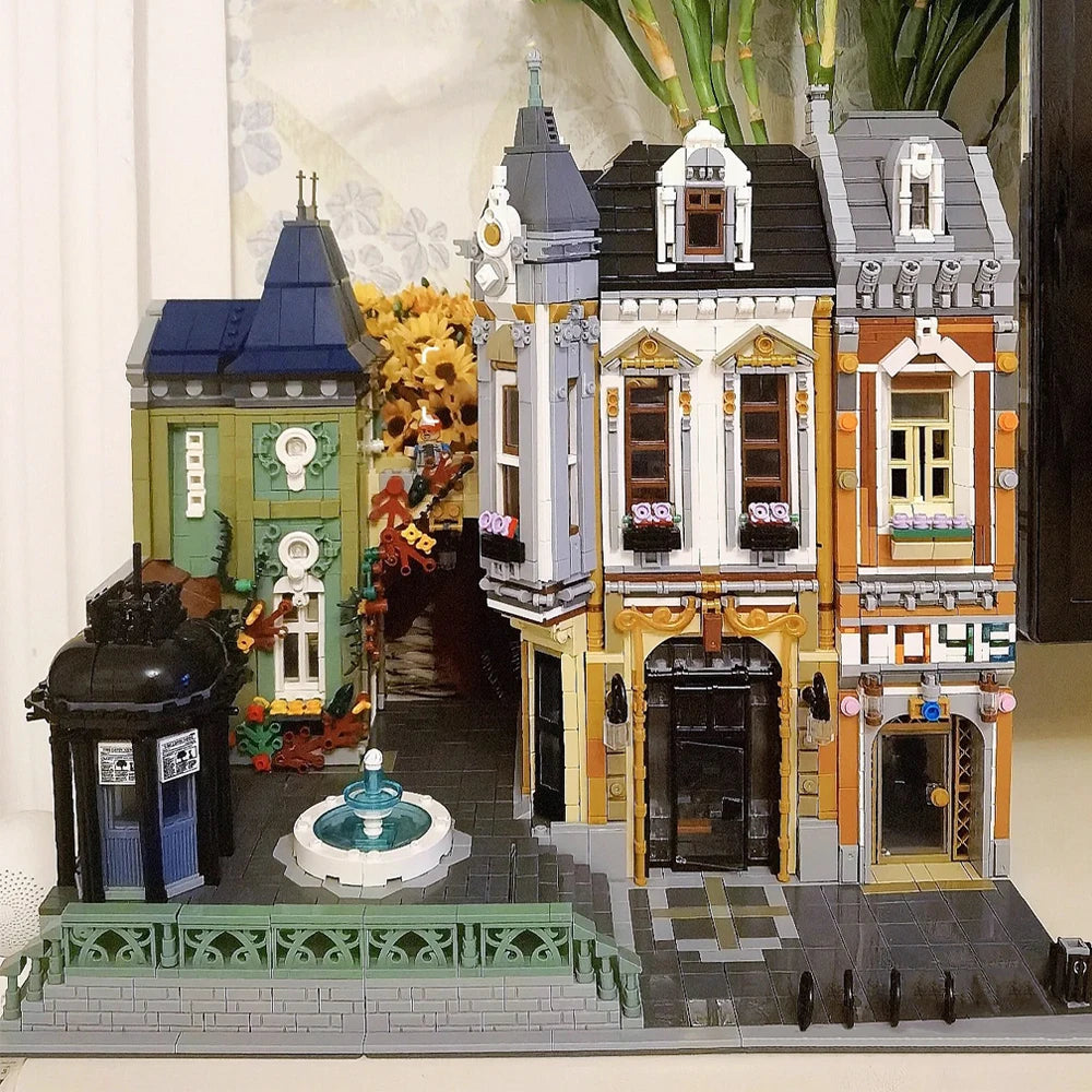 89112 Jiestar Creative Expert Moc Toys Store Afol Square City Street View