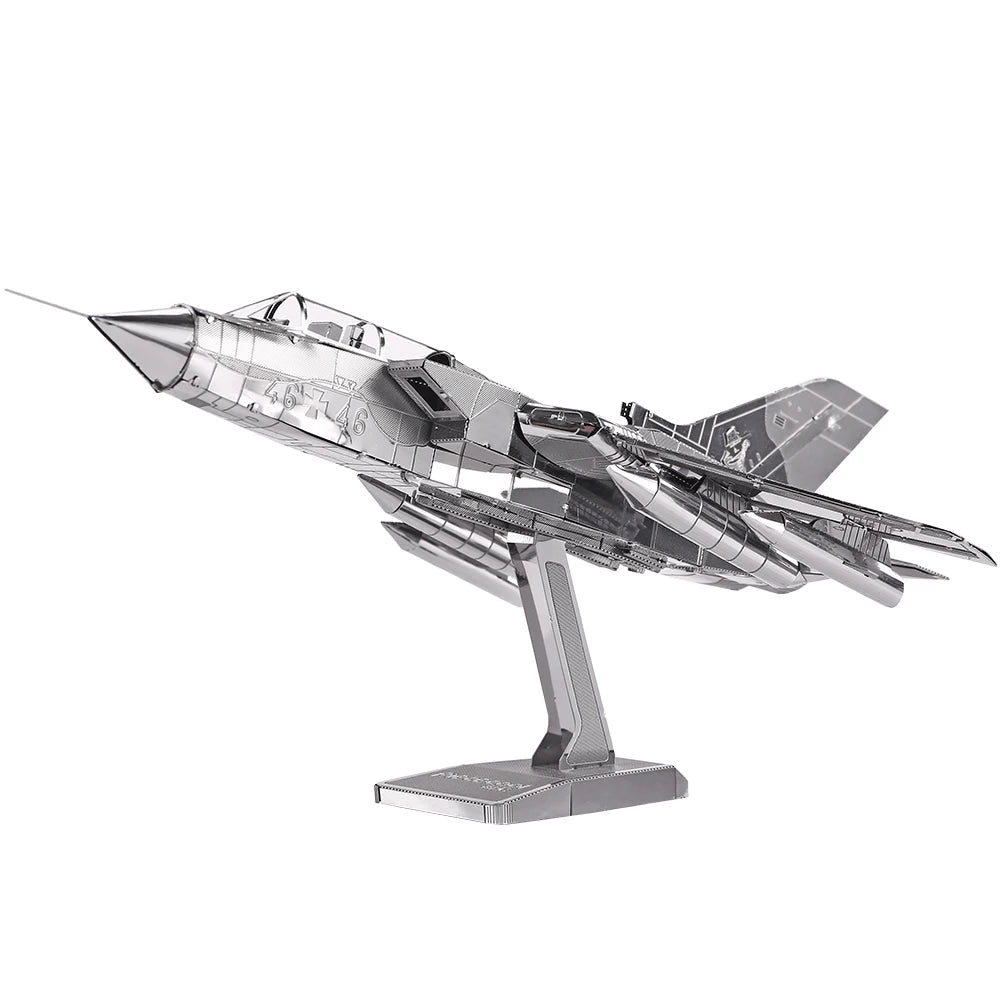 Piececool-rompecabezas de Metal 3D para adultos, chorros de combate Tornado, juguete artesanal, rompecabezas, Kits de modelos