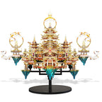 Piececool-rompecabezas de Metal 3D Lingxiao Palace, Kits de modelos de ensamblaje