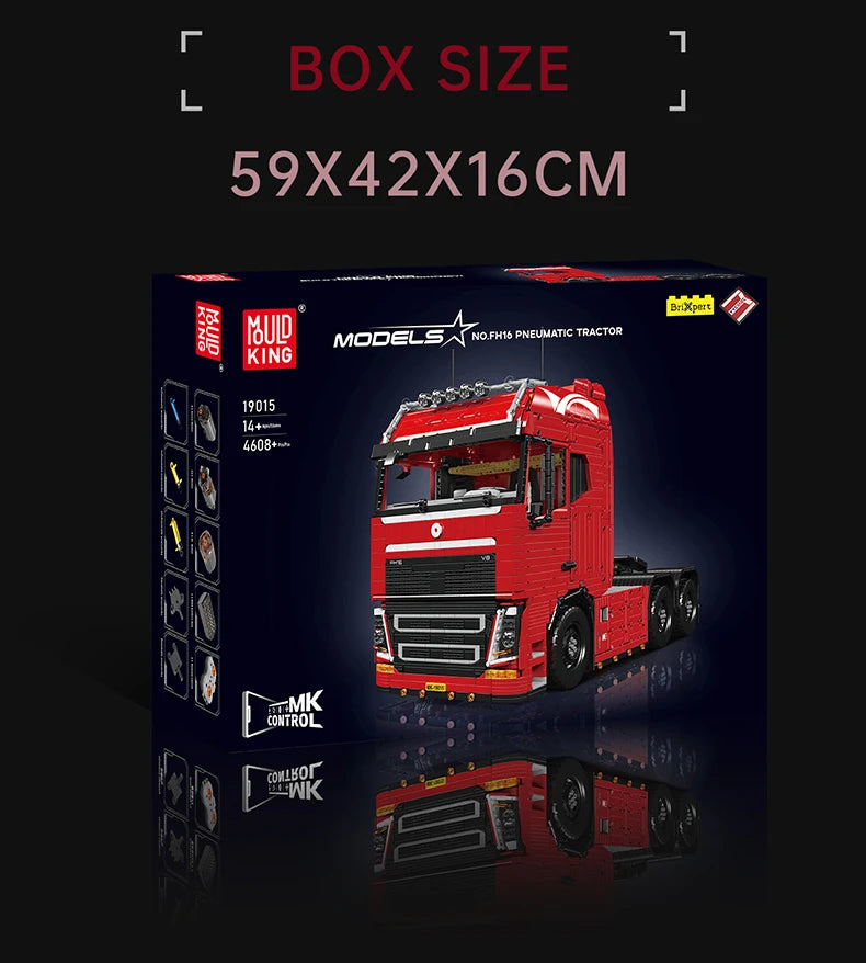 Mould King 19015 19015T bloques de construcción de automóviles técnicos Control remoto