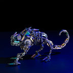 Rompecabezas 3D, kits de modelos camaleón mecánico, bricolaje, montaje de Metal