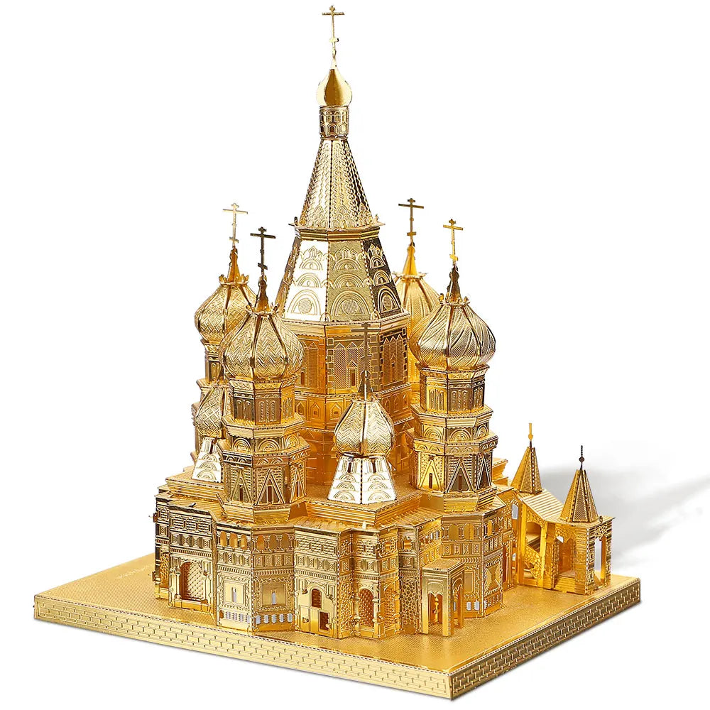 Piececool-rompecabezas de Metal 3D, conjunto de modelos de construcción, Kit de montaje DIY para rompecabezas, arquitectura famosa