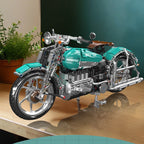 Mould King 23004 juguetes de coche técnico, conjunto de bloques de construcción de motocicleta American Cruise