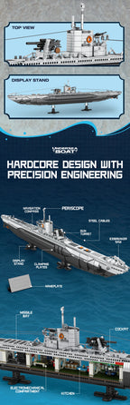 Bloques de Construcción de Submarino Alemán