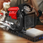 Mould King 10188 juguetes técnicos de motor de coche motorizado STR 13 Fórmula Uno bloques de construcción de motor juego de ladrillos