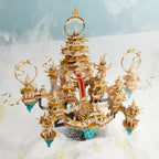 Piececool-rompecabezas de Metal 3D Lingxiao Palace, Kits de modelos de ensamblaje