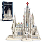 Piececool-rompecabezas de Metal 3D, Kits de construcción de modelos de La Sagrada Família