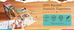 Robotime - Kits de Casa en Miniatura para Armar, Escena de Calle con Luces, Diorama, Kit de Construcción de Modelos, Decoración, Regalo para Adultos