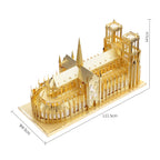 Piececool-rompecabezas de Metal 3D, conjunto de modelos de construcción, Kit de montaje DIY para rompecabezas, arquitectura famosa