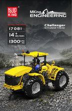 Mould King 17081/17082 juguetes técnicos para coche, Tractor articulado RC Challenger